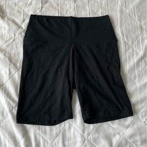 Aerie Black Chill Cotton Bike Shorts